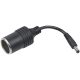 Adapter for 5.5x2.1 mm 12 V car cigarette lighter plug