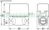 Two-way zone valve with limit switch 3/4"