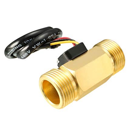 Flow switch, flow indicator 3/4" KK copper 30 liters Hall signal sensor sensor