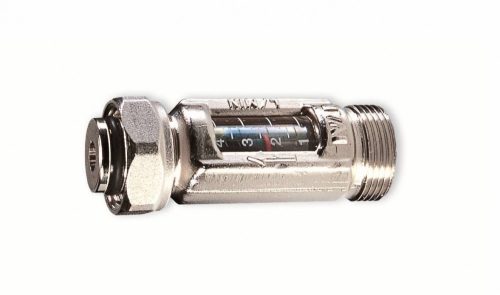 Flow meter flow meter chromed brass 1-4 l/p 3/4" KB thread