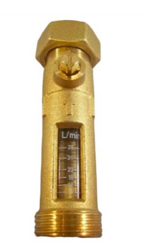 Flow meter flow meter brass 8-28 l/p adjustable flow quantity meter