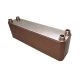 Plate heat exchanger 100 plates 526 mm long 1100kW 4x1 1/2" with external connection