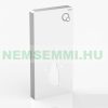 Complete toilet and bidet with premium toilet tank in white color with glass cover, luxury design