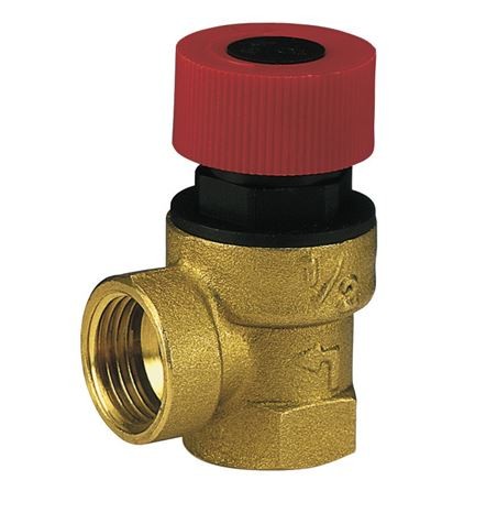 Safety valve pressure limiting valve 3 bar 1/2" internal thread for solar collector systems