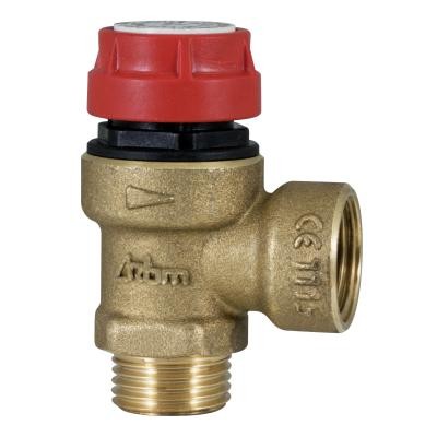 Safety valve 6 bar 3/4" external thread for solar collector systems