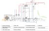 300l indirekt tároló belső és külső hőcserélővel 15kW hőszivattyúhoz köthető keringető szivattyúval felépített HMV tartály A energiaosztály