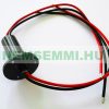 Sliding contact, sliding ring 15A 2-wire, against cable twisting, e.g. wind generator, robot, wind wheel, with gold-plated contacts.