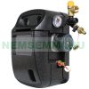 Solar collector pump station 2-12 l/p 2-sided ENVIRON circulation pump group insulated + bubble separator + pressure gauge