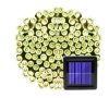 Solar String Lights 22 Meters 200 Pcs White LED Outdoor Lighting Waterproof Decoration 8 Modes Solar Lighting