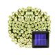 Solar String Lights 22 Meters 200 Pcs White LED Outdoor Lighting Waterproof Decoration 8 Modes Solar Lighting