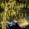 Solar Meteor String Lights 50cm LED Warm White Outdoor Lighting Waterproof Christmas Decoration Solar Meteor Shower Light