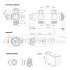 Modern design radiátor 480x1600 mm 1005W króm szín univerzális bekötés fali csatlakozás különleges hosszított és keskenyített, stílusos megjelenés