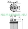 Spirec KN2 spiráltekercses hőcserélő 105 kW hengeres