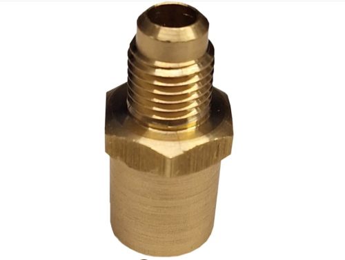 Hőcserélőbe forrasztható adapter 5/8" cső SAE szabványú, 1/2"-os menetes csatlakozásra