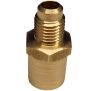 Hőcserélőbe forrasztható adapter 7/8" cső SAE szabványú, 3/8"-es menetes csatlakozásra