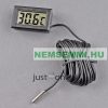 Thermometer with 5 meter sensor cable, digital temperature meter 5 m probe, 5 meter long cable