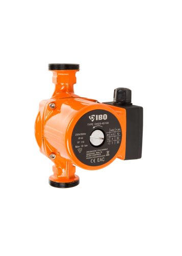 Circulation pump 2 year warranty 25/40/180 manual 3 stages, 38-53-72W with 1½" connector Replacement part for existing solar collector systems