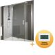 Infrared mirror infrared panel 60x100 cm with 450 Watt digital thermostat