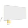 Infrared panel 1050W 1220 x 920 x 15 mm white infrared heating wall electric heating, heating panel