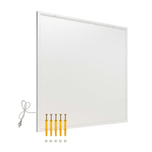 Infrapanel 290W 620 x 520 x 15 mm fehér infravörös fűtés fali elektromos fűtés, fűtőpanel