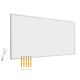 Infrared panel 700W 1220x770x15 mm white infrared heating wall electric heating, heating panel