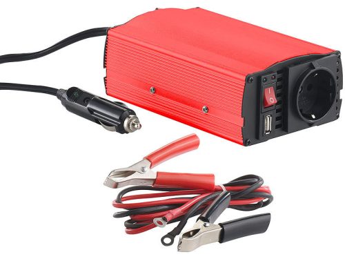 Inverter 300W 230V AC 5V USB indítófeszültség max. 600W