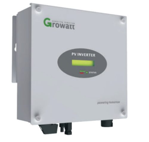 2 kW solar inverter - Growatt feed-back inverter Nominal power: 2000 W Maximum power: 2000 W 