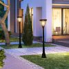 Solar candelabra garden lamp lighting 130 cm aluminum lamp 