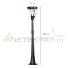 Solar candelabra garden lamp lighting 130 cm aluminum lamp 