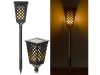 3-piece flame-imitating solar garden lamp with flame effect 51 LED 30 lm flame shape, with built-in battery