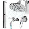 Solar shower 35 liter garden shower mixer tap and foot washing tap. Solar garden shower, solar shower