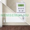 The thermostat can be plugged into a socket, e.g. for infrared panel heater. Plug-in temperature control switch for radiant heat, electric heater