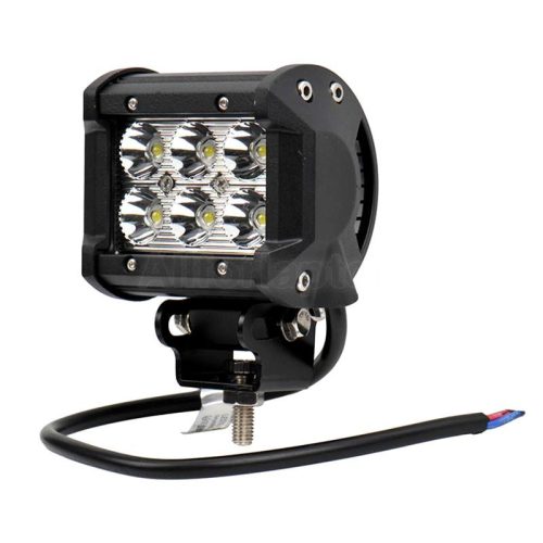 LED headlight square 12-24V 18W LED