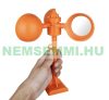 Rotating bird deterrent wind vane wind wheel