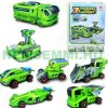 Solar car game 7 in 1 solar model builder. 7 different models can be assembled from the set, e.g. truck, racing car, dump truck...