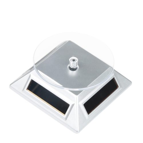 Solar camera, display, product presentation jewelry, toy, mineral product presentation silver