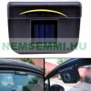 Solar car ventilation fan for car window ventilation