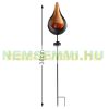 Solar decorative garden lighting in the shape of a drop