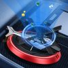 Active air freshener in the shape of a solar-powered helicopter not only smells good but also decorates your car, office or apartment. 