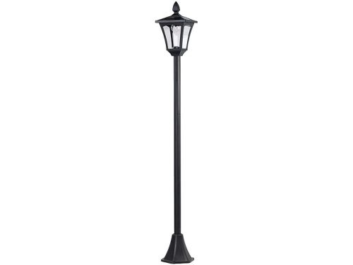 Solar candelabra garden lamp with solar panel 160 cm with built-in battery