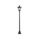 Solar candelabra garden lamp with solar panel 160 cm with built-in battery