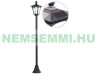 Solar candelabra garden lamp with solar panel 160 cm with built-in battery