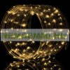 Solar lamp light string led strip 10 meters 100 pcs warm white battery waterproof light rope