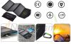 Solar portable charger phone charger 21W shockproof dropproof standing foldable dual USB connector