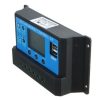 12V 24V 30A Solar charge regulator control automatic switching with LCD display