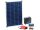 110W Solar monocrystalline solar cell with battery, charge controller, inverter