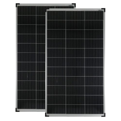 18V 150W Napelem monokristályos 2 darabos szett 1230x670x35 mm monokristályos napelemmodul szolárpanel