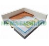 Electric underfloor heating heating mat with low installation height 100 watts/m² 3.0 m²