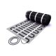 Electric floor heating black heating mat 200 watts/m² 7.0 m² can be used indoors and outdoors