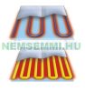 Electric floor heating heating mat with flat heating cable 150 watts/m² 1-14 m² can be used indoors and outdoors